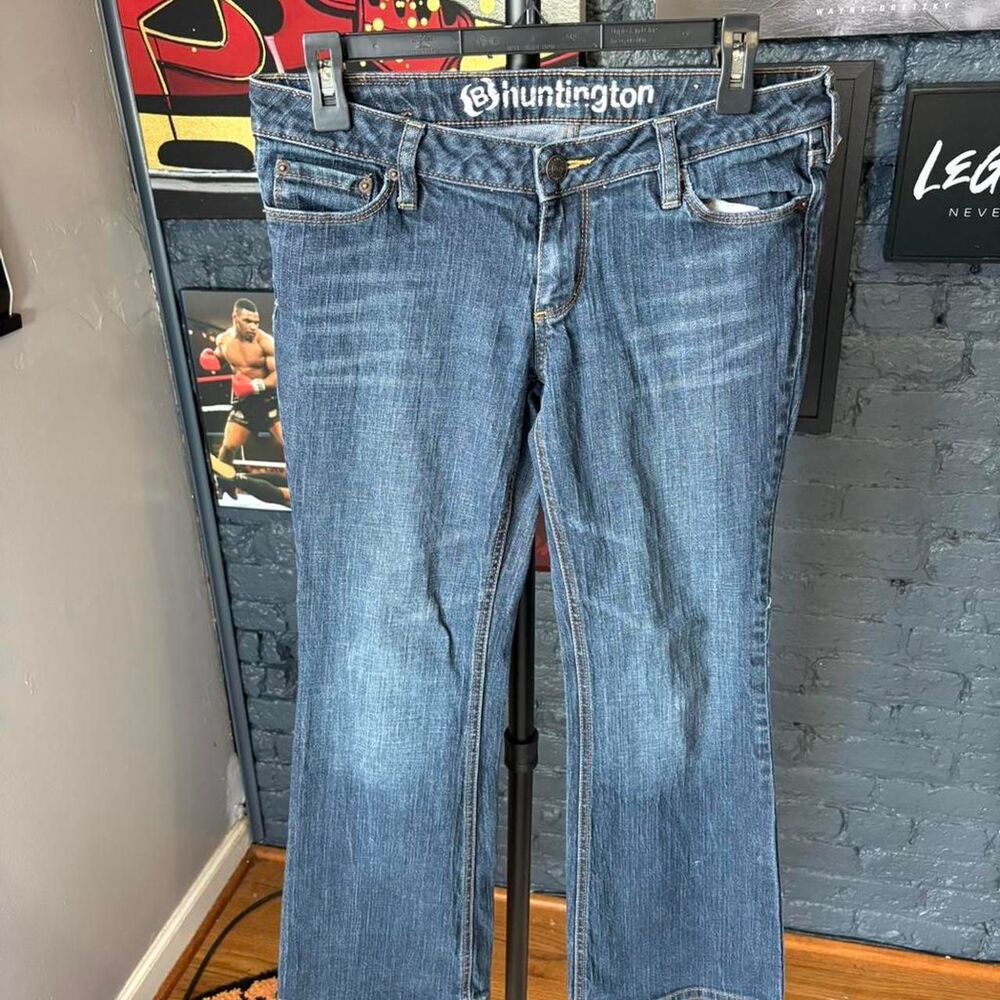 Bullhead Women's Blue and Navy Jeans